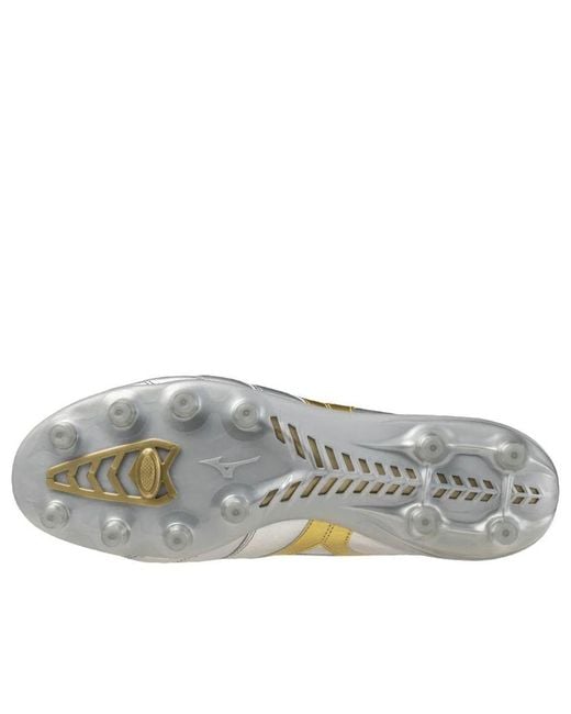 Mizuno Gray Morelia Dna Japan Fg 'Platinum Pack' for men
