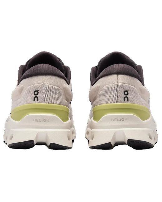 On Shoes Brown (Wmns) Cloudstratus 3 'Pearl Ivory'