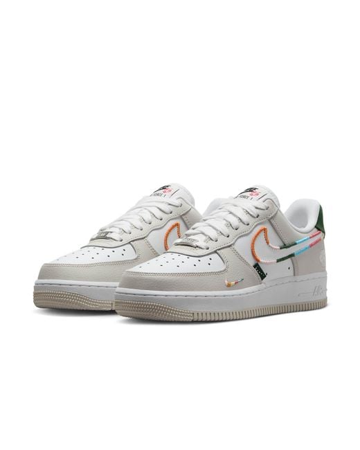 Nike White (Wmns) Air Force 1 Low 'All Petals United'