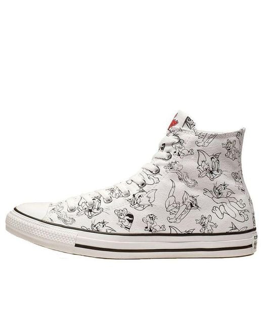 Converse White Tom And Jerry X Chuck Taylor All Star High for men