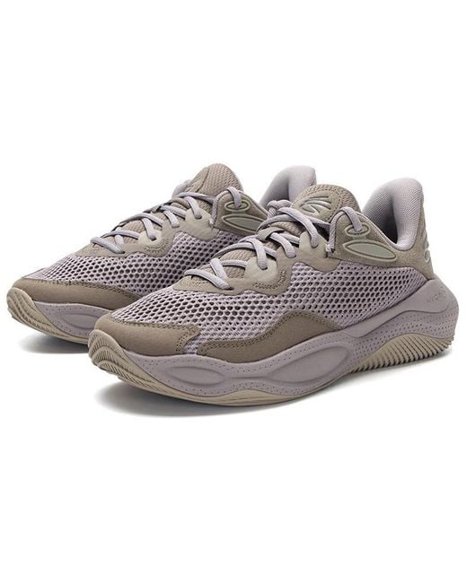 Under Armour Gray Curry Splash 24 'Taupe Dusk' for men