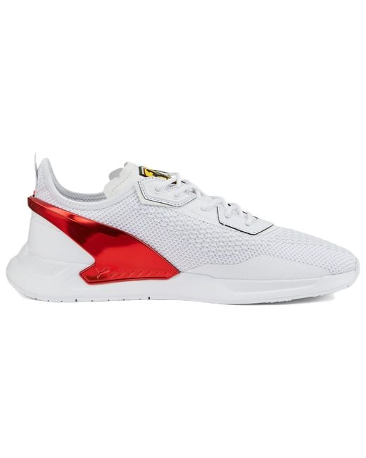 PUMA Scuderia Ferrari X Ionspeed Motorsport 'white Rosso Corsa' for men
