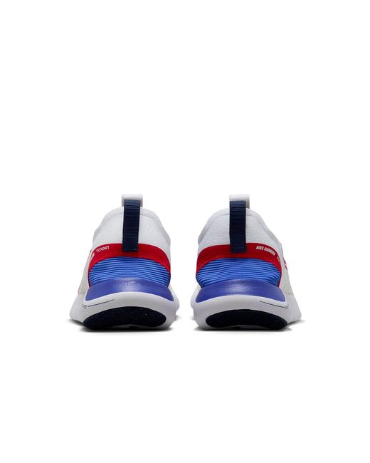 Nike White Free Rn Nn Road Running Shoes Sea Glass Joy University' for men