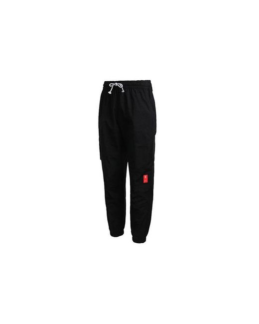 Nike Black Lacing Cargo Bundle Feet Sports Pants/Trousers/Joggers Autumn for men