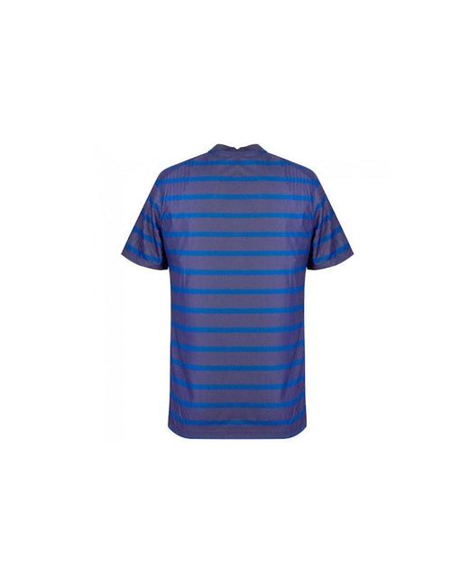 Nike Blue 2020 Season France Home Player Edition Stripe Soccer for men