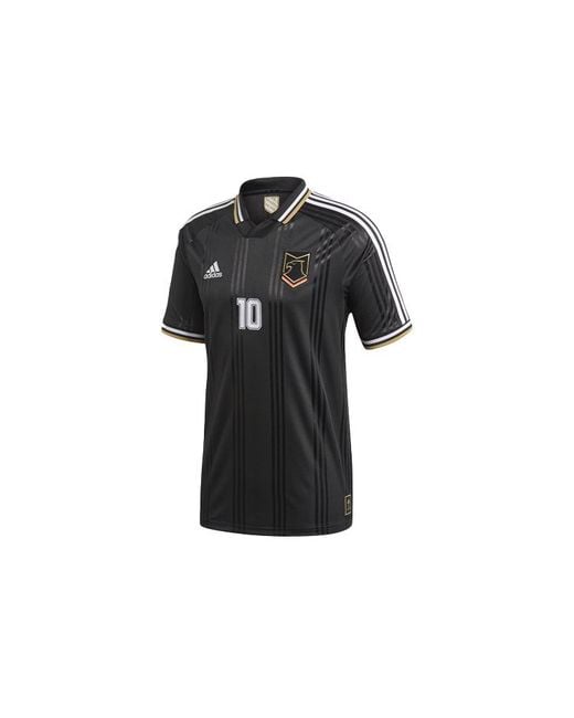 Adidas Black Training Sports Soccer/Football Short Sleeve for men