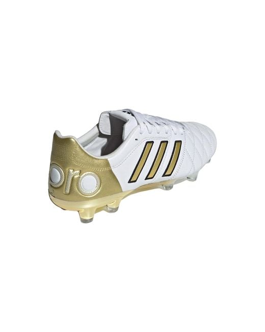 Adidas White X Toni Kroos 11Pro Fg Metallic' for men