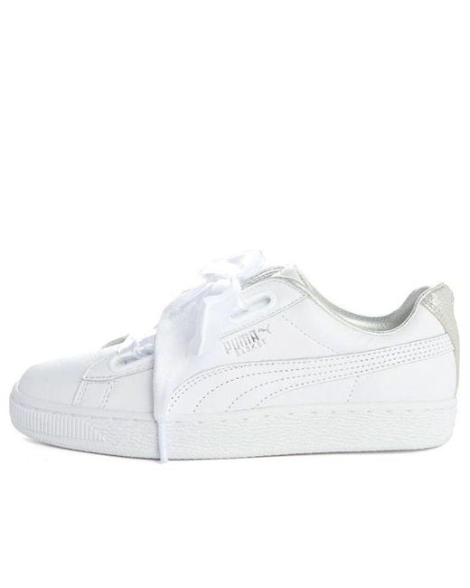 PUMA White (Wmns) Suede Heart Crush