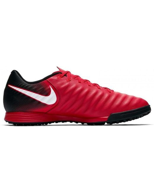 Nike Red Tiempox Ligera Iv Tf Turf 'University' for men