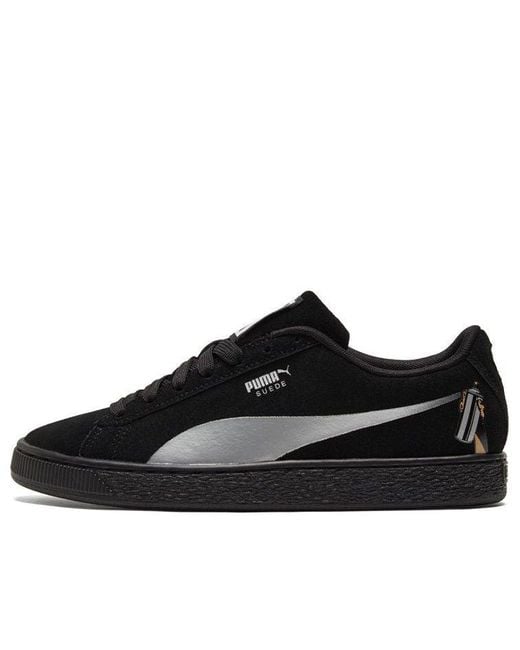 PUMA Black Suede 'Spraycan for men