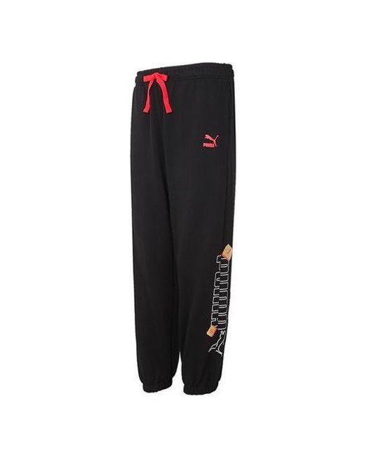 PUMA Black Yotox Sweatpants for men