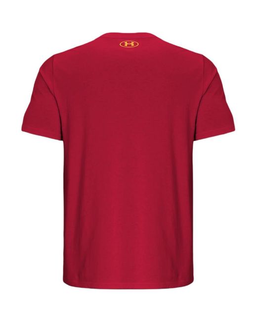 Under Armour Red China 3X3 Basketball Jersey T-Shirt for men