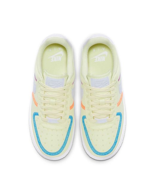 Nike White (Wmns) Air Force 1 Lx 'Life Lime Photon Dust Laser'