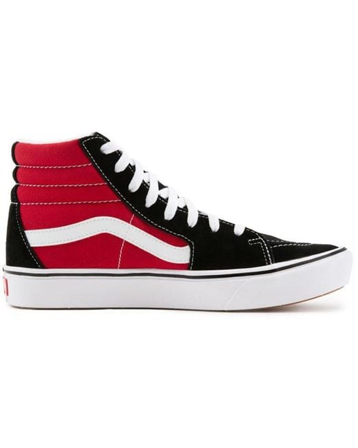 Vans Red Comfycush Sk8-Hi for men