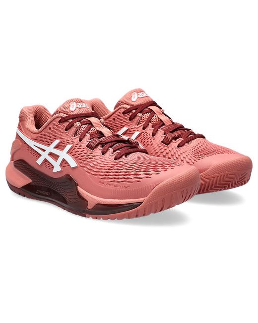 Asics Red (Wmns) Gel-Resolution 9 'Light Garnet'