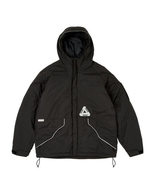Palace Black P-tech Hooded Jacket for men