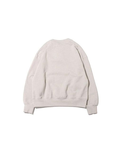 Nike Multicolor (Wmns) Fleece Crew Fleece Lined Round Neck Loose Pullover Hoodie 'Light Mineral'
