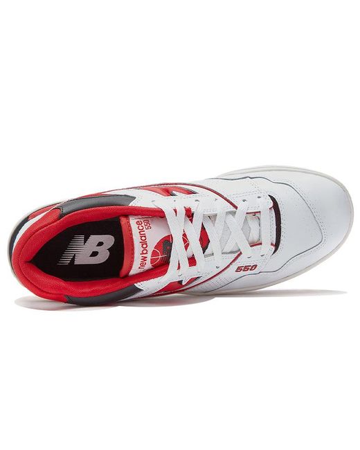 New Balance White 550 Team' for men