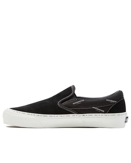 Vans Vault X Goodhood Og Classic Slipon Lx in Black for Men | Lyst