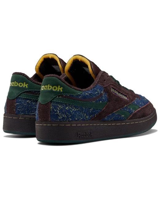 Reebok Blue Brain Dead X Club C Revenge Abyss Batik' for men