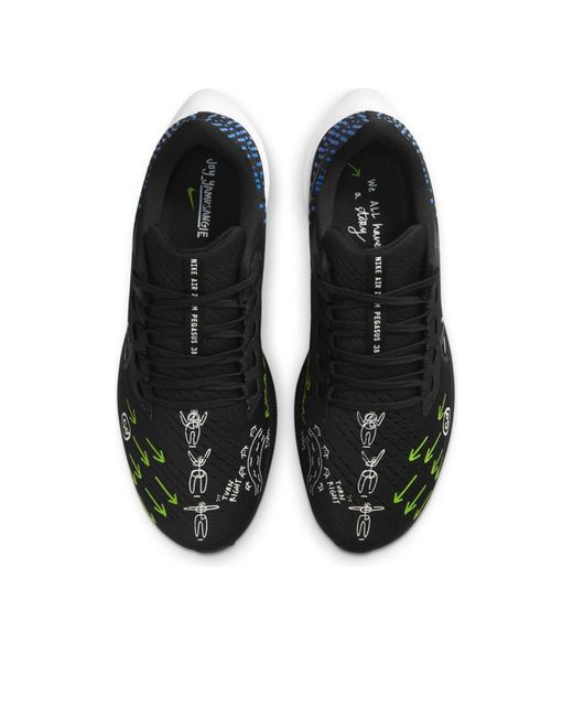 Nike Black X Joy Yamusangie Air Zoom Pegasus 38 'Running Thoughts for men