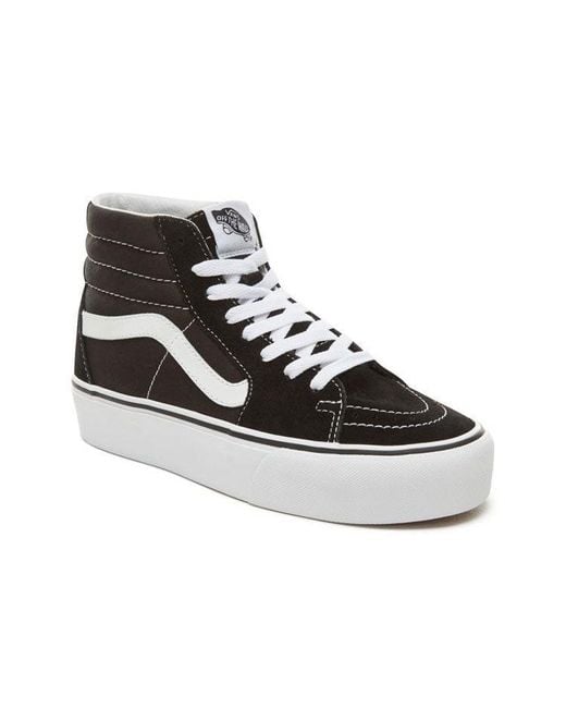 Vans Black Sk8-Hi Platform 2 for men