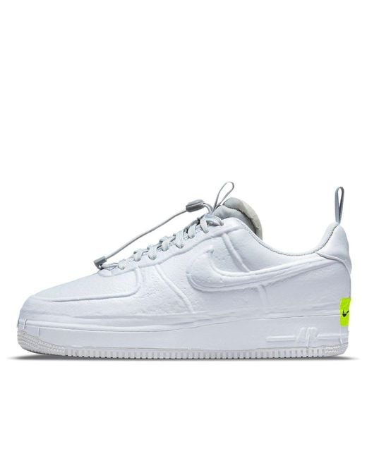 Nike White Air Force 1 Experimental 'Pure Platinum Light Steel' for men
