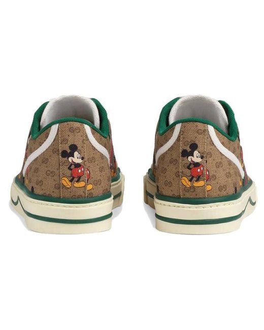 Gucci Brown Disney Tennis 1977 Sneakers It 41