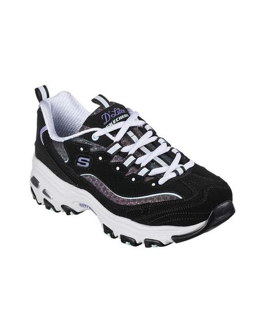 Skechers Black (Wmns) D'Lites Glowing Path