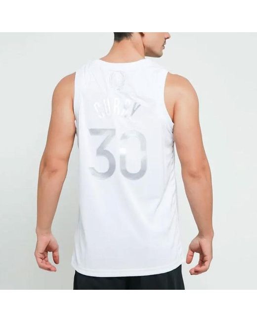 Nike White Nba Jersey Stephen Curry Warriors Mvp Golden State Warriors Basketball for men