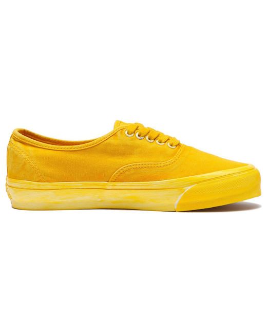 Vans Yellow Authentic Reissue 44 'Lx Dip Dye Lemon Chrome' for men