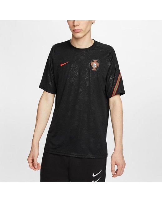 Nike Blue Portugal National Team 20/21 Pre Match Jersey for men