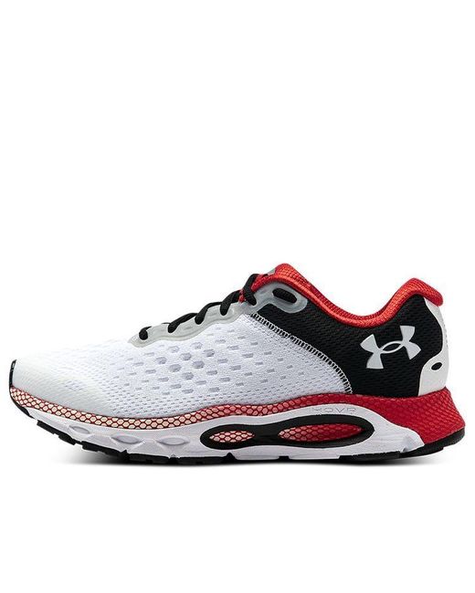 Under Armour Hovr Infinite 3 25th Cn Sports Shoes White/black/red for Men |  Lyst