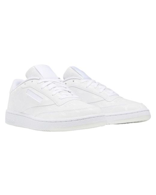 Reebok White Trs Rasch X Club C 85 Mu 'Triple' for men