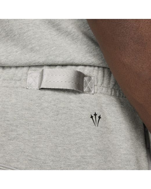Nike Gray X Nocta Cardinal Stock Open Hem Fleece Pant for men