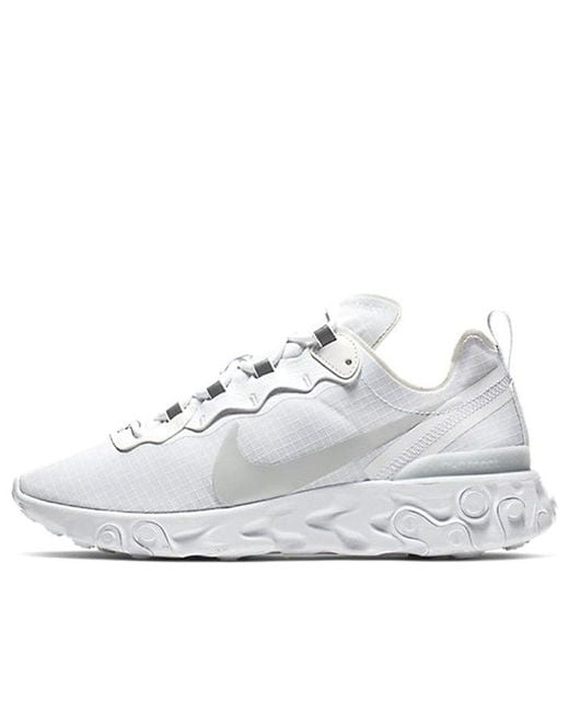 Nike React Element 55 'pure Platinum' in White for Men | Lyst