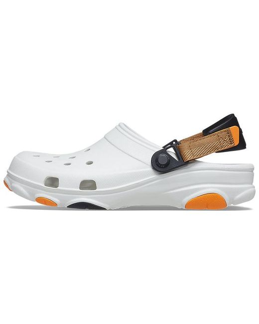 CROCSTM White Classic Clog Beach Sandals for men