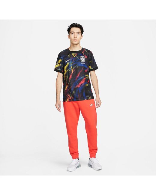 Nike Red Korea 2022/23 Stadium Home Dri-Fit Soccer Jersey for men