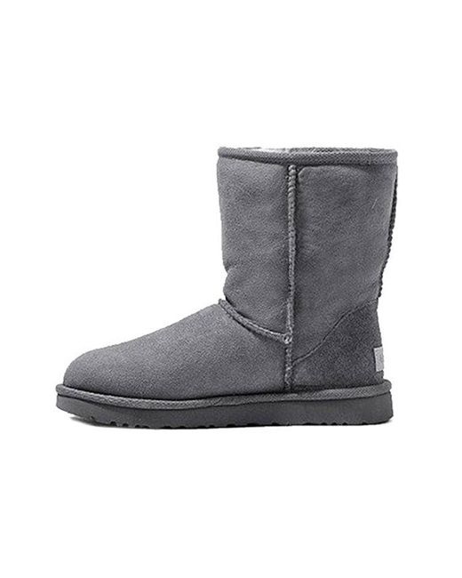 Ugg Black (Wmns) Classic Short Ii Fleece Lined
