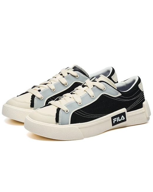 Fila Black Pop Skate Shoes 'Cream' for men