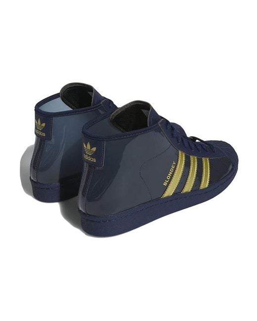 Adidas Blue Blondey Pro Model Adv Shoes 'Night' for men