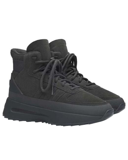 Adidas Black X Fear Of God Athletics Los Angeles Hikers 'Carbon' for men