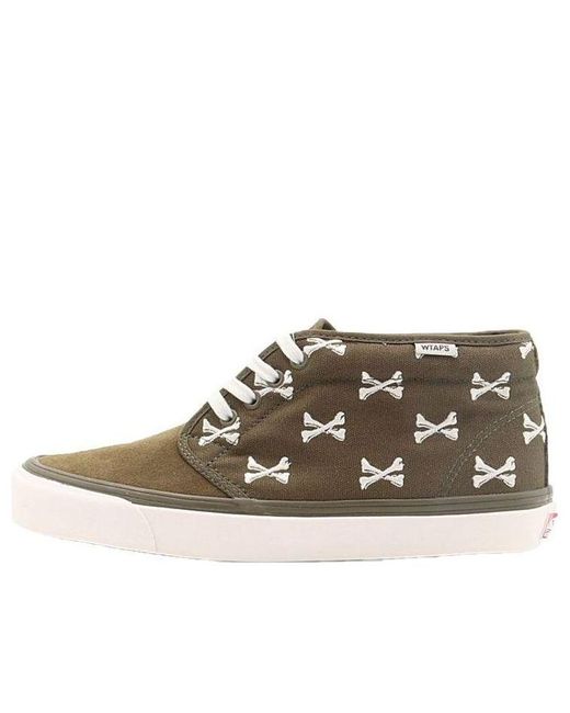 Vans Brown Wtaps X Og Chukka Boot Lx 'Bones' for men
