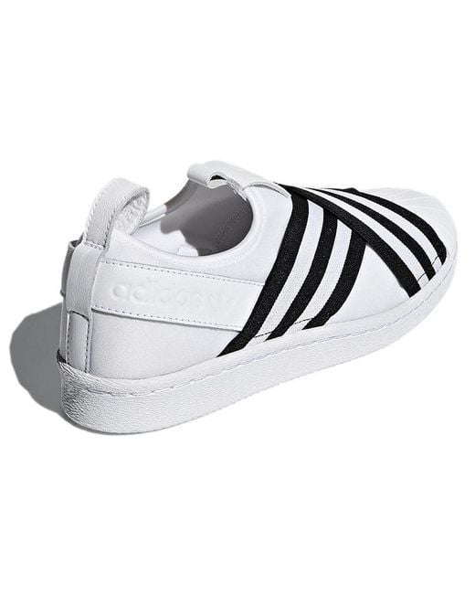 Adidas Black (Wmns) Superstar Slip-On 'Footwear'