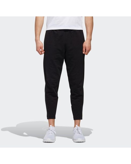 Adidas Black Neo Logo Casual Sports Pants for men