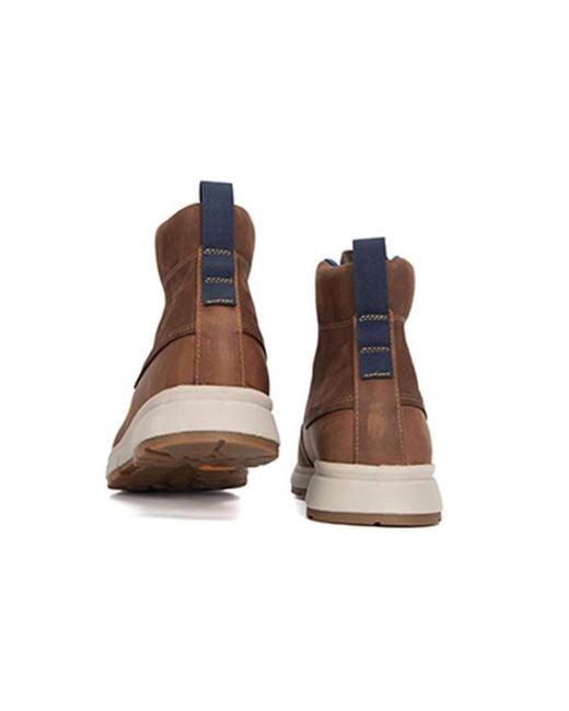 Timberland Brown Atwells Ave Waterproof Boots 'Ruse Full Grain' for men
