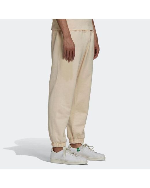Adidas Natural Originals X Pharrell Williams Crossover Solid Color Knit Bundle Feet Sports Pants for men