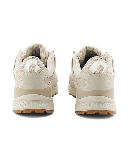 The North Face White Cragstone Leather Waterproof Hiking Shoes 'Sandstone' for men