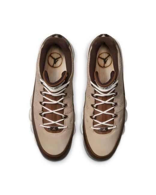 Nike Brown 9 Retro Low Golf 'Happy Life Wood Woodgrain' for men