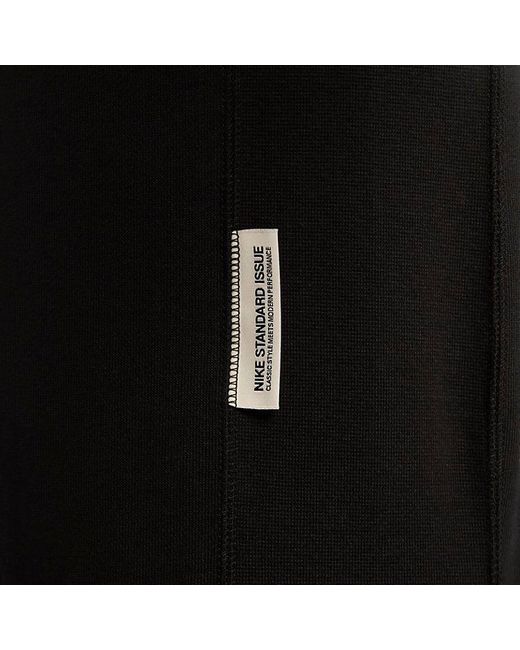 Nike Black Giannis Standard Issue Graphic Basketball Crew for men